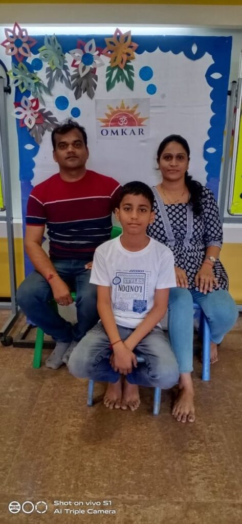 Amey Sudesh Bhojane
 New admission in Std 6th 
 Welcome to Omkar English Medium …