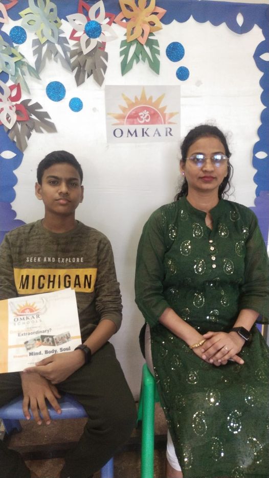 Atharva Devendra Vanmali
 New admission in Std 8th
 Welcome to Omkar English Med…